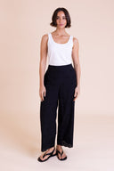 SS26 Broderie Culottes - Black