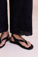 SS26 Broderie Culottes - Black