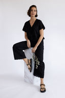 SS26 Broderie Culottes - Black