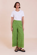 SS26 Broderie Culottes - Meadow Green