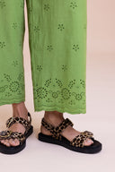 SS26 Broderie Culottes - Meadow Green