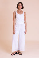SS26 Broderie Culottes - White