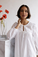 SS26 Broderie Tunic Dress - White