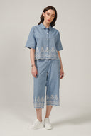 SS27 Boxy Cut Work Shirt - Chambray