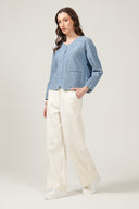 SS27 Wide Leg Trousers - Sweetcorn