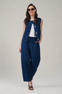 SS27 Barrel Trousers - Estate Blue