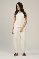 SS27 Barrel Trousers - Sweetcorn