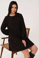 CD3302 Drop Waist Dress - Chocolate