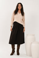 CD8206 Skirt - Chocolate