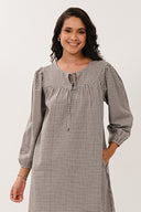 CK3304 Angled Yoke Dress - Multi
