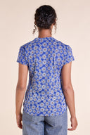 SS25 Nehru Jersey Shirt - Indigo