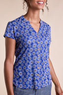 SS25 Nehru Jersey Shirt - Indigo