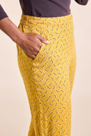 SS25 Printed Cropped Trousers - Granola