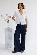 SS26 Wide Leg Jeans - Blue