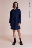 SS26 Denim Shirtdress - Indigo