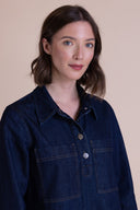 SS26 Denim Shirtdress - Indigo