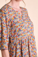 SS25 Viscose Liva Slub Dress - Stone