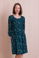 AW26 Pintuck Dress - Teal