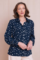 AW26 Printed Shirt - Navy