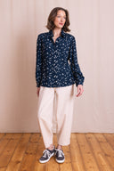 AW26 Printed Shirt - Navy