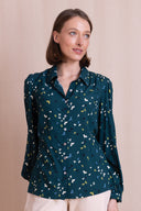 AW26 Printed Shirt - Teal