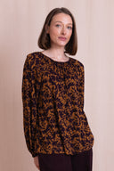 AW26 Gathered Top - Ochre