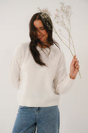KN7124 Crew Neck Jumper - Ivory