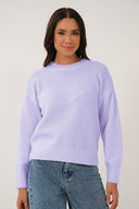 KN7124 Crew Neck Jumper - Lilac