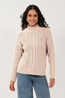 KN7127 Cable Jumper - Eggshell