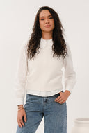 KN7210 Scallop Vest - Ivory