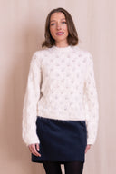 AW26 Pointelle Knit Jumper - Wax
