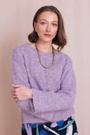AW26 Plain Cropped Jumper - Lilac