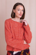 AW26 Plain Cropped Jumper - Sunset