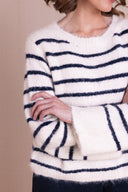 AW26 Striped Cropped Jumper - Wax