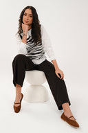KZ7104 Scallop Vest - Chocolate