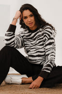 KZ7124 Crew Neck Jumper - Chocolate