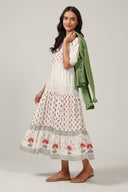 SS27 Tiered Maxi Dress - Sweetcorn
