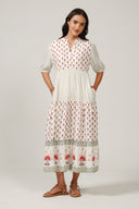SS27 Tiered Maxi Dress - Sweetcorn
