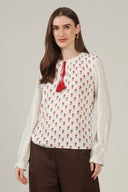 SS27 Set In Sleeve Blouse - Sweetcorn