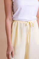 SS26 High Waist Trousers - Lemon