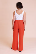 SS26 High Waist Trousers - Tomato