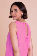 SS26 Column Midi Dress - Pink