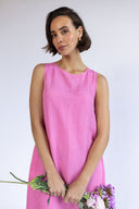 SS26 Column Midi Dress - Pink
