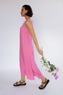 SS26 Column Midi Dress - Pink