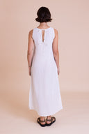 SS26 Column Midi Dress - White
