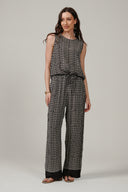 SS27 Viscose  Wide Leg Trousers - Black