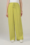 SS27 Wide Leg Trousers - Green