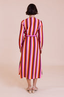 SS26 Wrap Midi Dress - Tomato