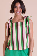 SS26 Bow Cami - Bright Green