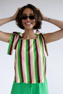 SS26 Bow Cami - Bright Green